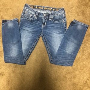 ROCK REVIVAL AILEEN STRAIGHT STRETCH JEAN SIZE 26